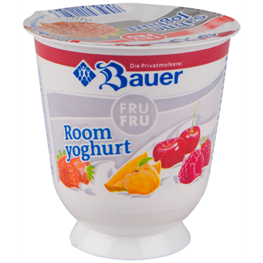 Bauer Roomyoghurt vruchten 150gr