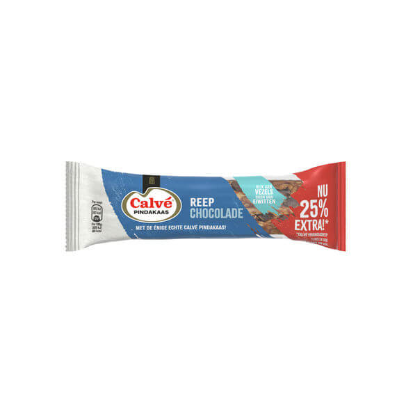 Calve Pindakaasreep chocolade 50gr