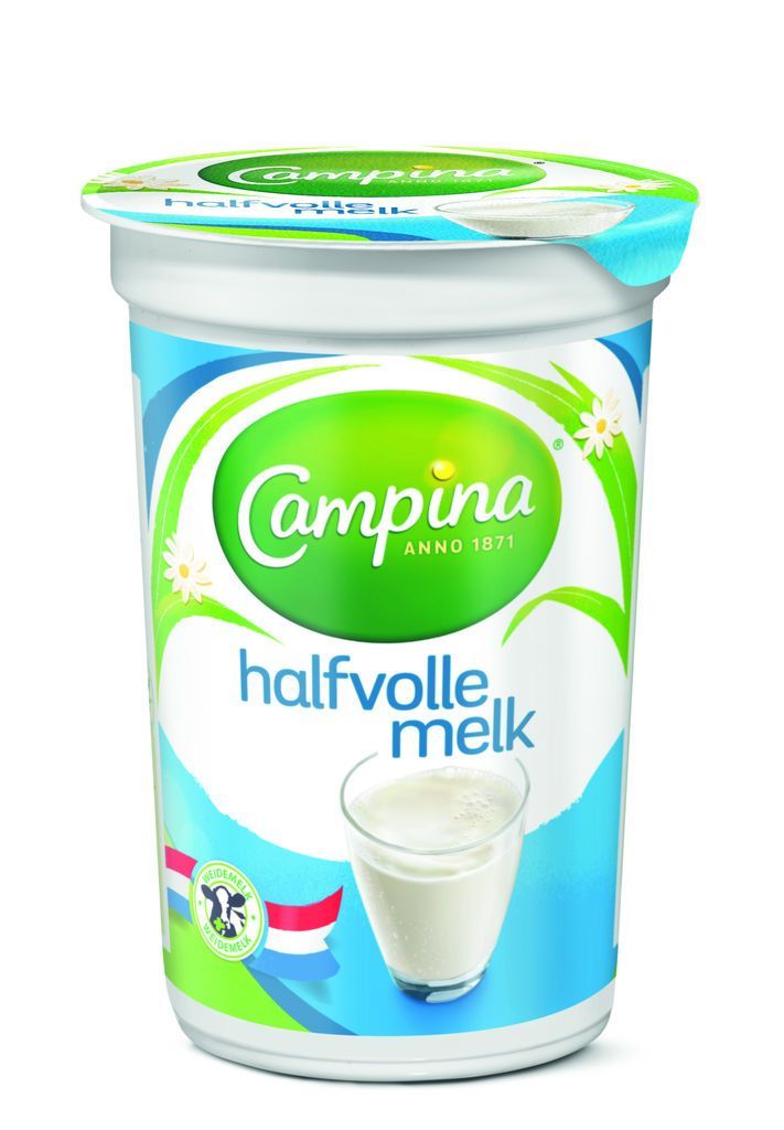 Campina Melk halfvol drinkbeker 250ml