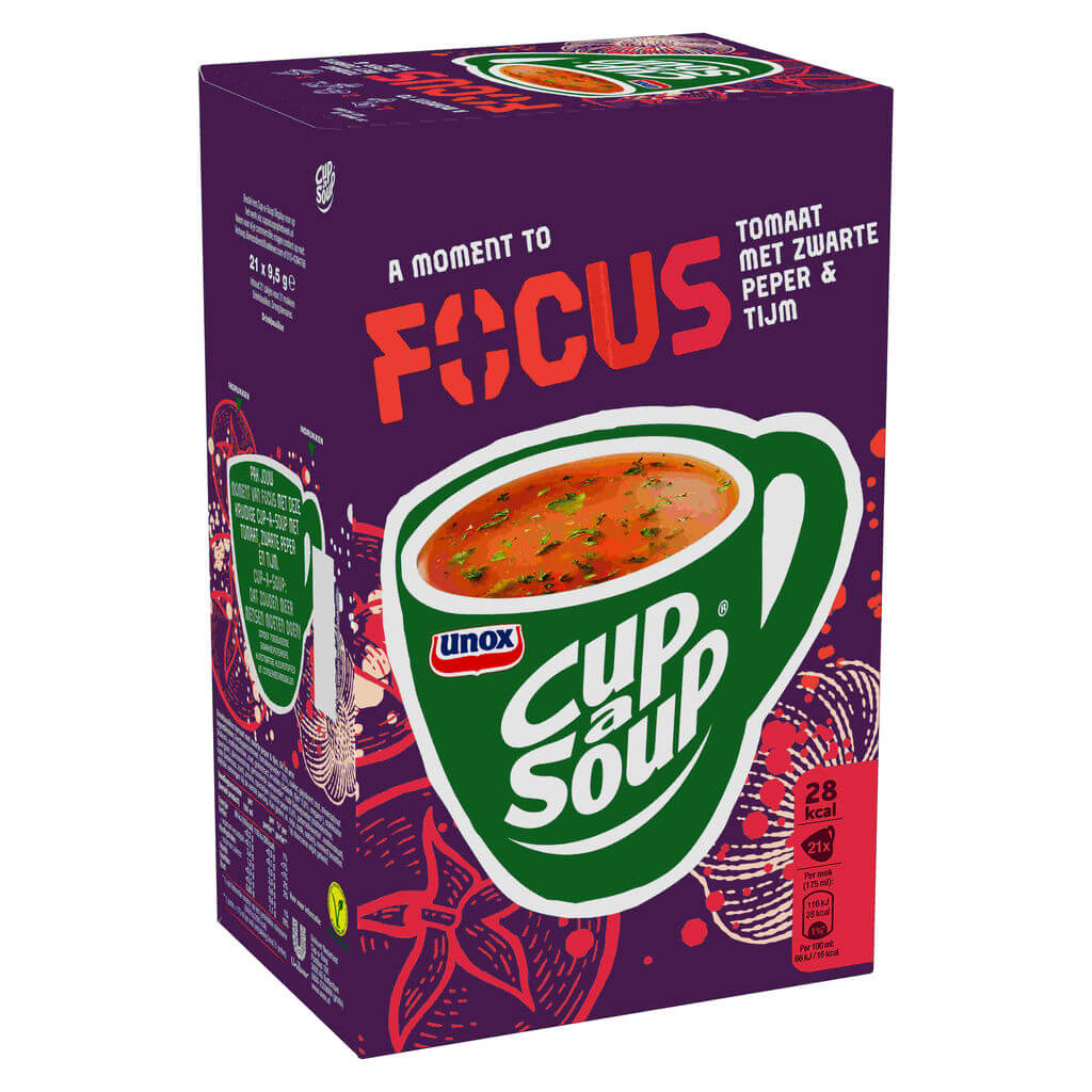 Cup-a-Soup Sachets focus tomaat 175ml