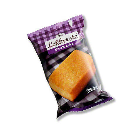De Lekkerste Roombotercake plak per stuk verpakt 60gr