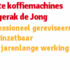 Gebruikte koffiemachine en tweedehands