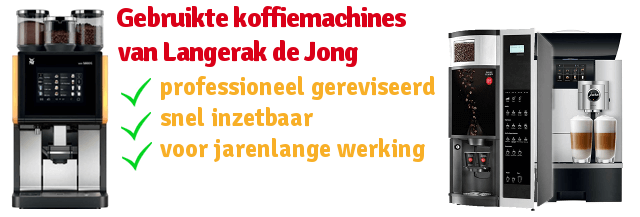 Gebruikte koffiemachine en tweedehands
