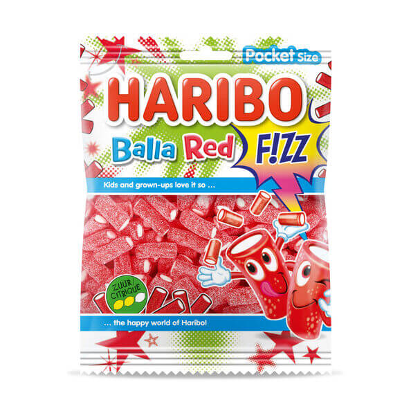 Haribo Balla Red Fizz 70gr