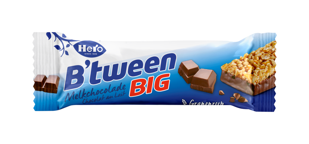 Hero B'tween melkchocolade big 50gr