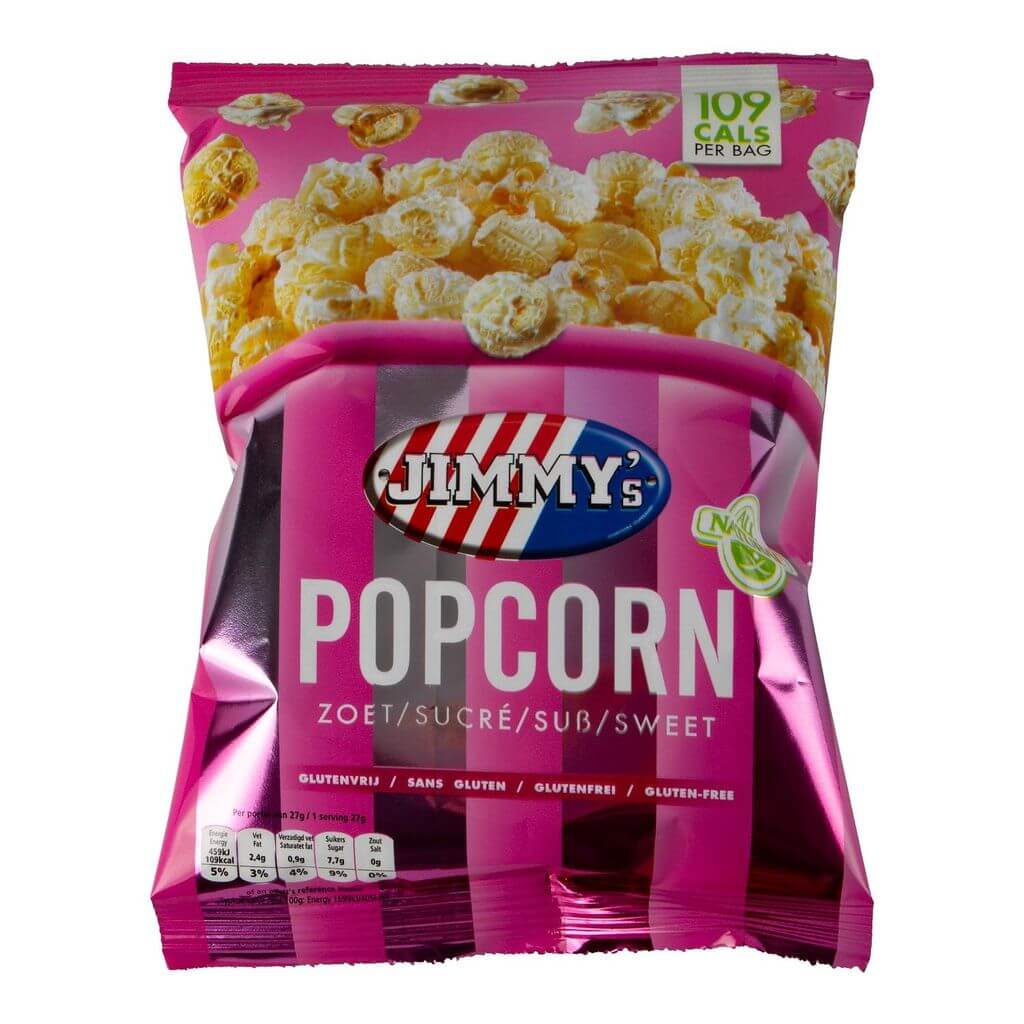 Jimmy's Popcorn zoet 27gr
