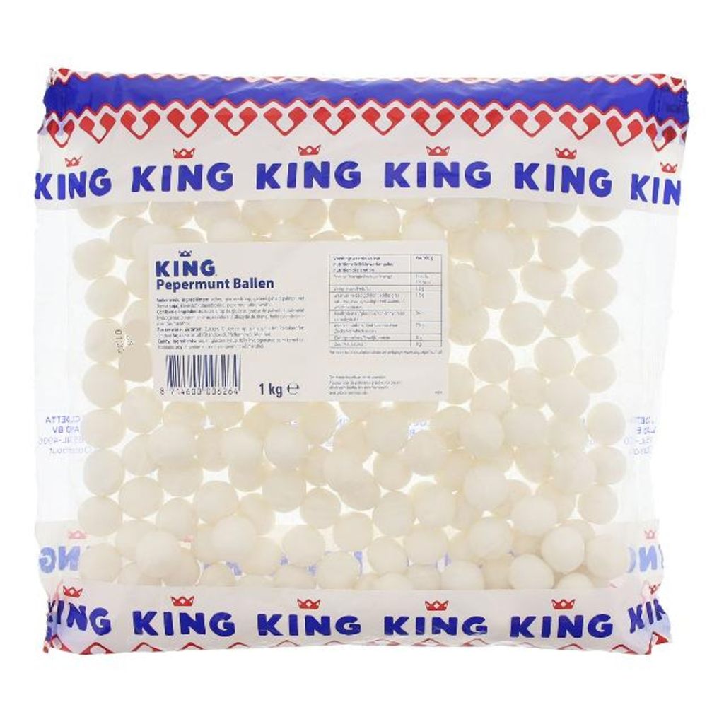King Pepermuntballen 1kg