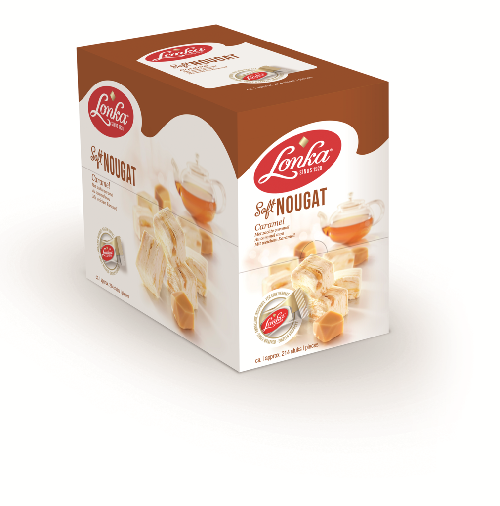 Lonka Soft nougat caramel single wrapped