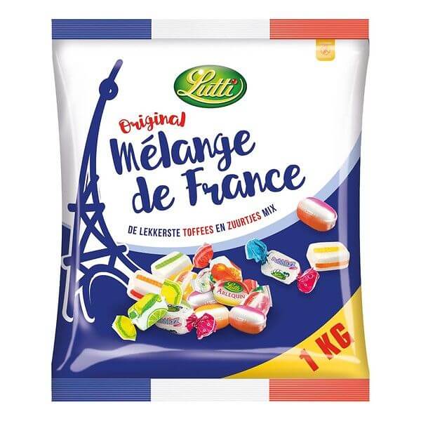 Lutti Melange de France per stuk verpakt 1kg