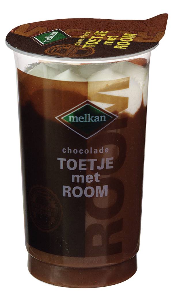 Melkan Toetje room choco 200ml