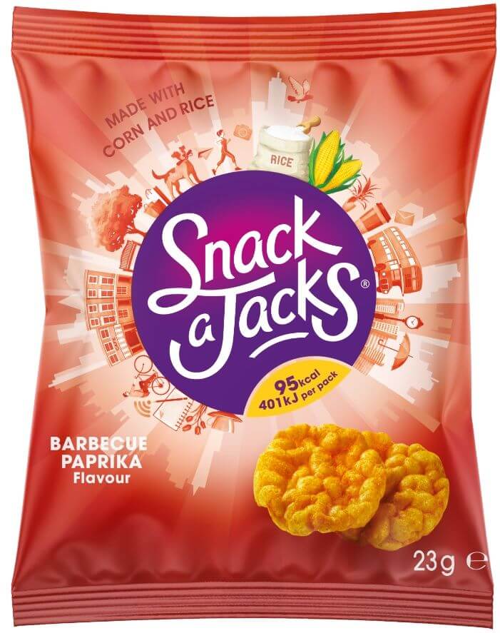 Snack a Jacks Crispy barbecue paprika 23gr