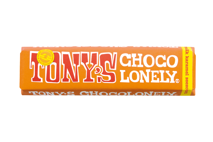 Tony's Chocolonely Chocoladereep karamel zeezout 47gr