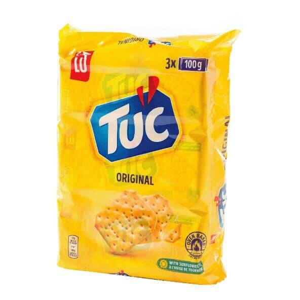 Tuc Crackers naturel 100gr 3-pack