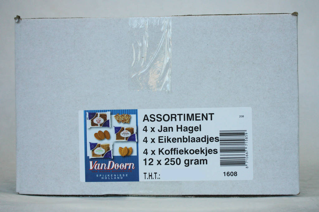 Van Doorn Assorti Jan Hagel/EikenbladKoffiekoek 250gr