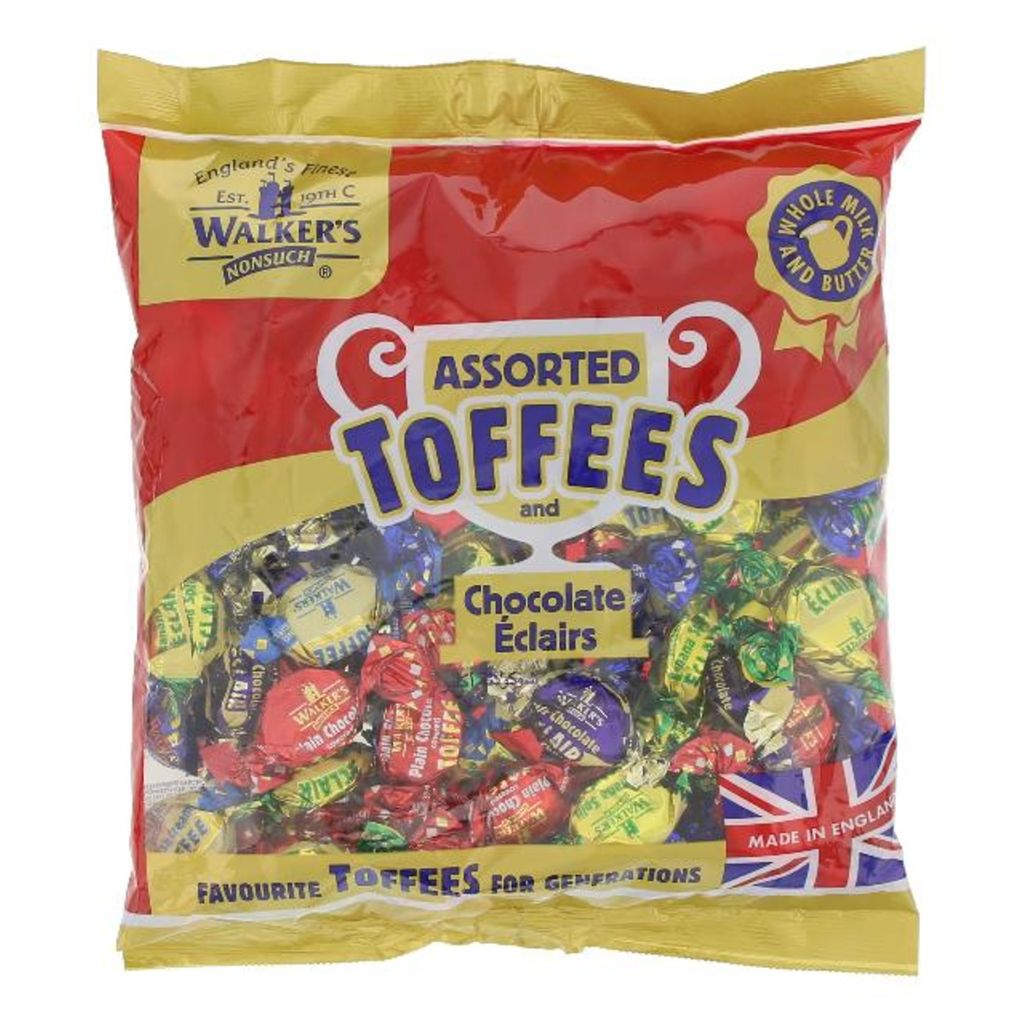 Walker's Toffee & eclairs assorti 750gr
