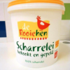 De Rooie Hen Gekookte gepelde eieren medium