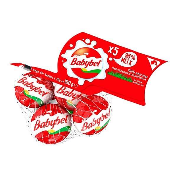 Babybel Mini kaas 5x20gr
