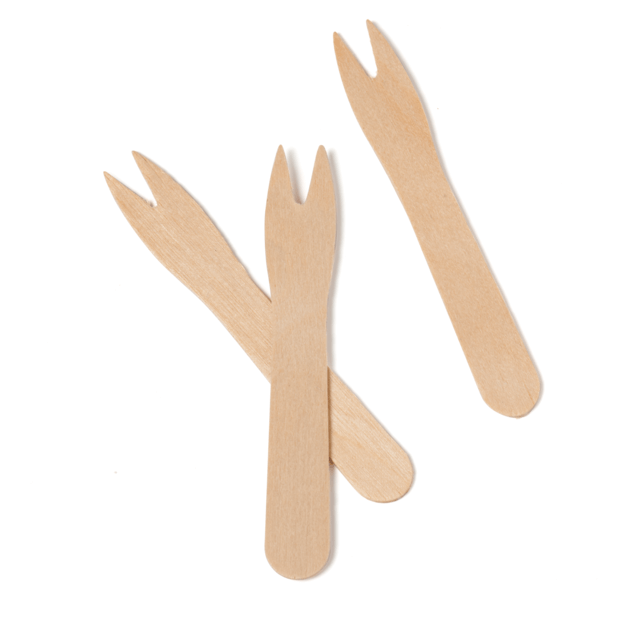 Biodore Houten fritesvork 8cm