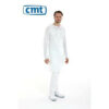 CMT Doucheschort plastic wit geruwd 60 micron 130x80cm