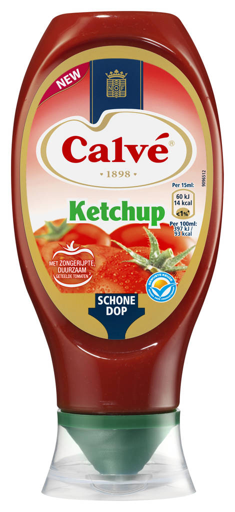 Calve Ketchup knijpfles 430ml