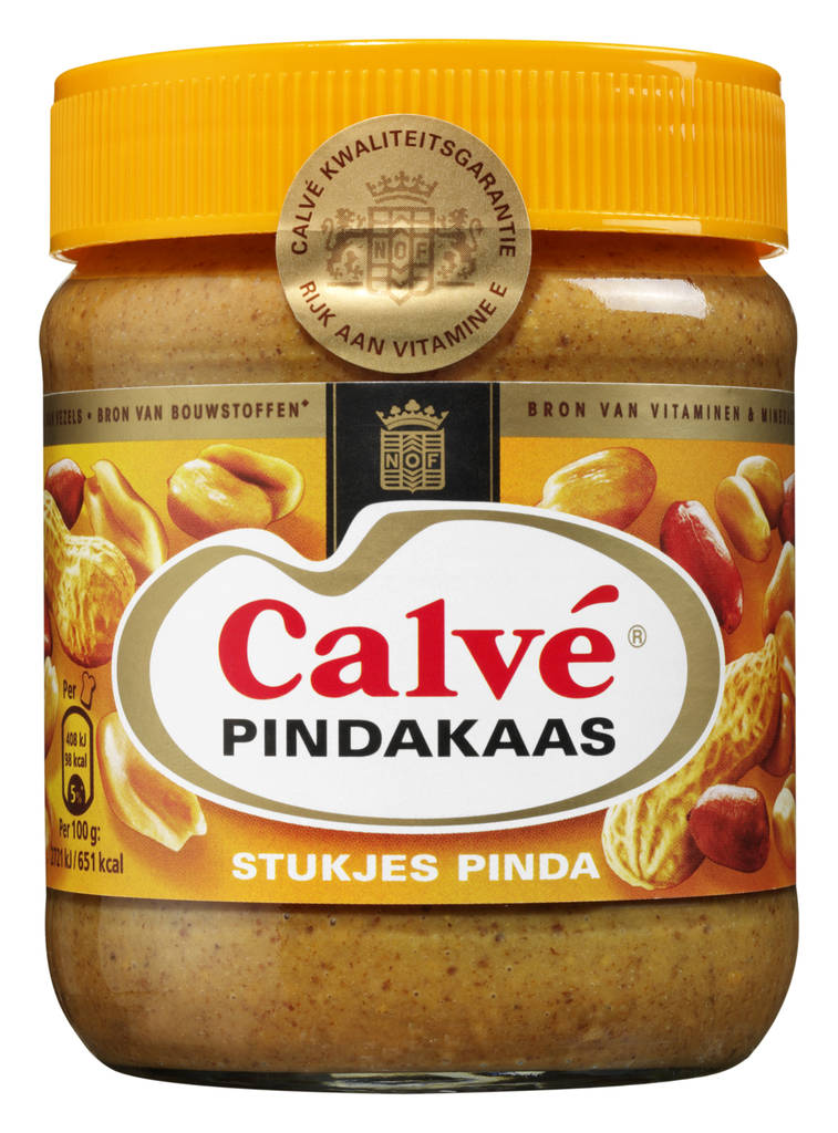 Calve Pindakaas met noot 350gr