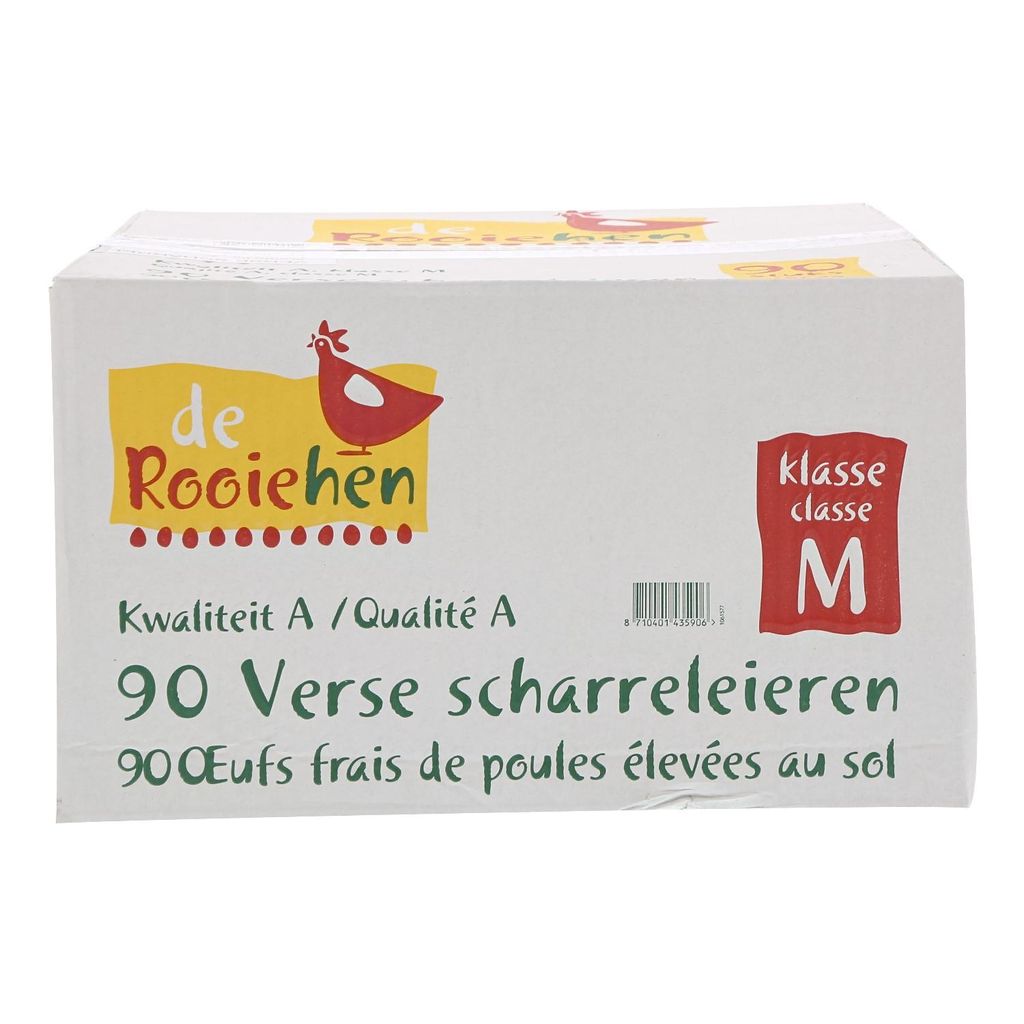De Rooie Hen Scharreleieren Medium