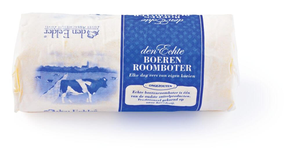 Den Eelder Boerenroomboter ongezout 500gr
