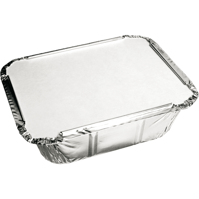 Depa Bak+deksel aluminium 140x120x40mm 400ml