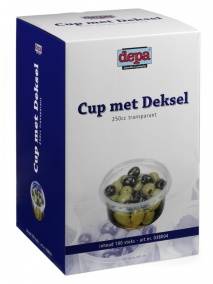 Depa Bak+deksel rond 250ml