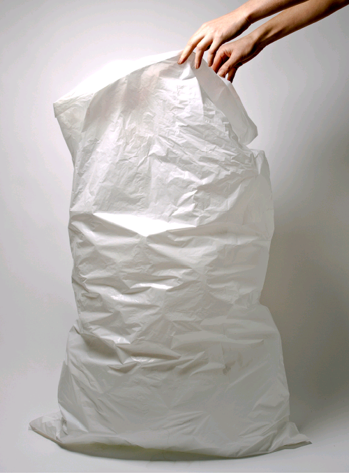 Dimensio Afvalzak HDPE wit T15 60x60cm
