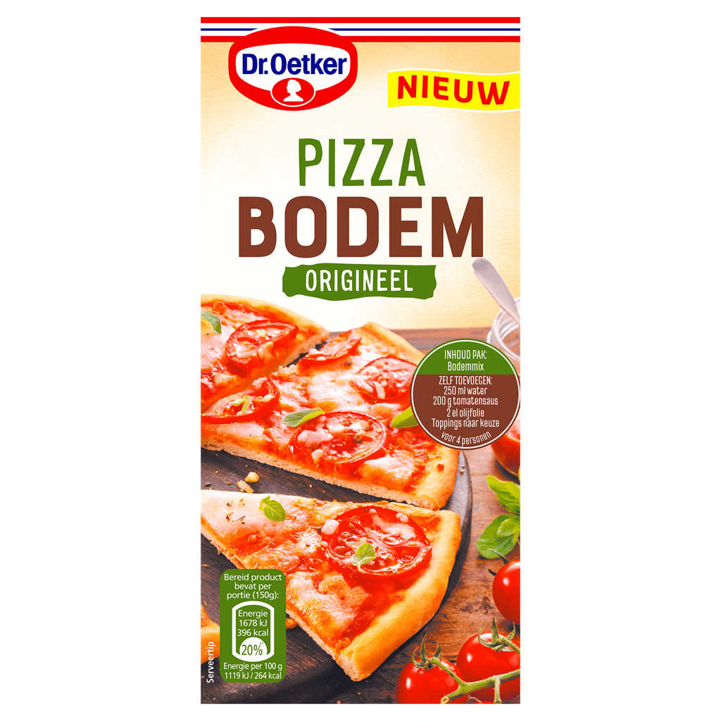 Dr. Oetker Pizzabodemmix origineel 450gr