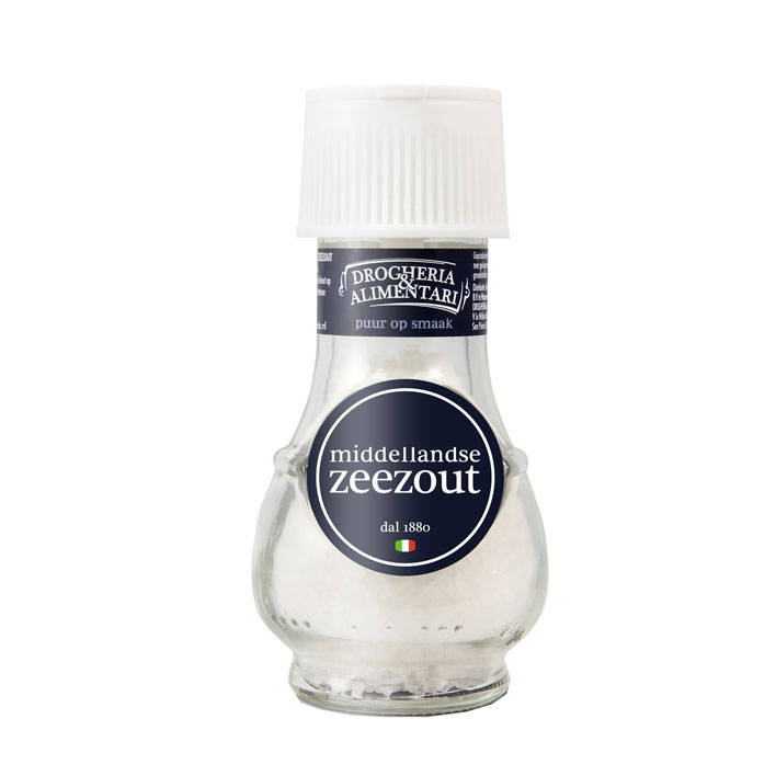 Drogheria & Alimentari Middellandse zeezout in molen 90