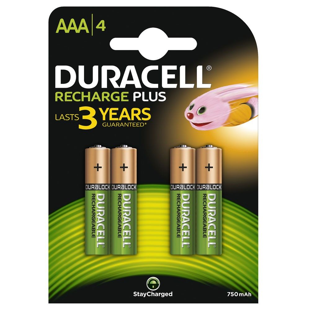 Duracell Batterij rechargeable AAA HR03