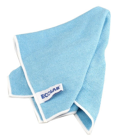 Ecolab Microvezeldoek polifix blauw 40x40cm