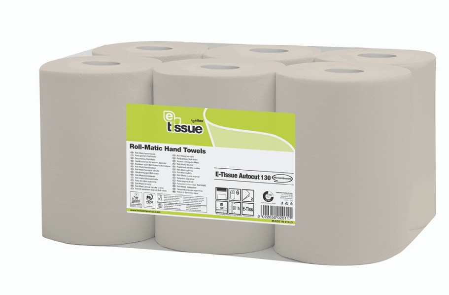 Euro Products E-tissue handdoekrol Mini Matic 2-laags