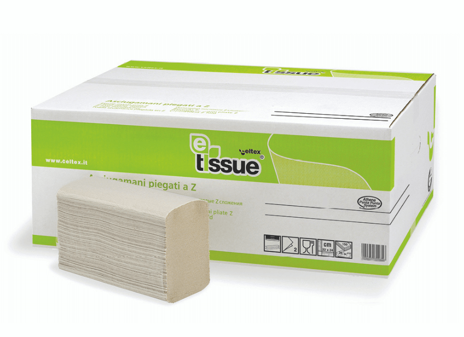 Euro Products E-tissue handdoektissue Z-vouw 2-laags
