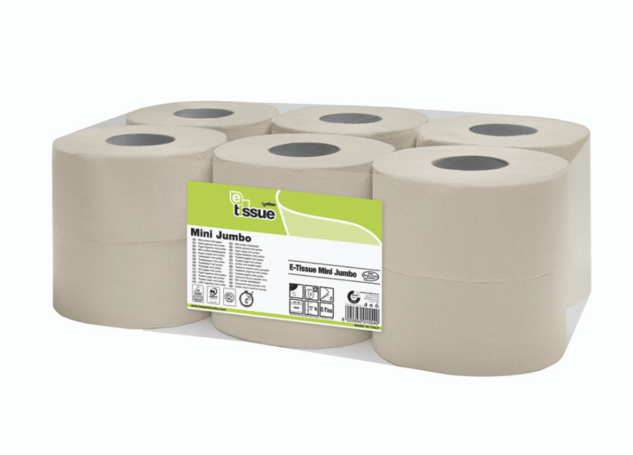 Euro Products E-tissue toiletpapier Mini Jumbo 2-laags