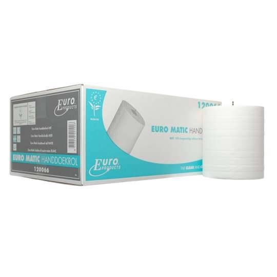 Euro Products Handdoekrol wit 2-laags 150m