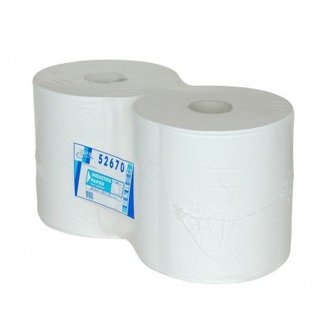Euro Products Poetspapier industrierol 1-laags 26cm 700m