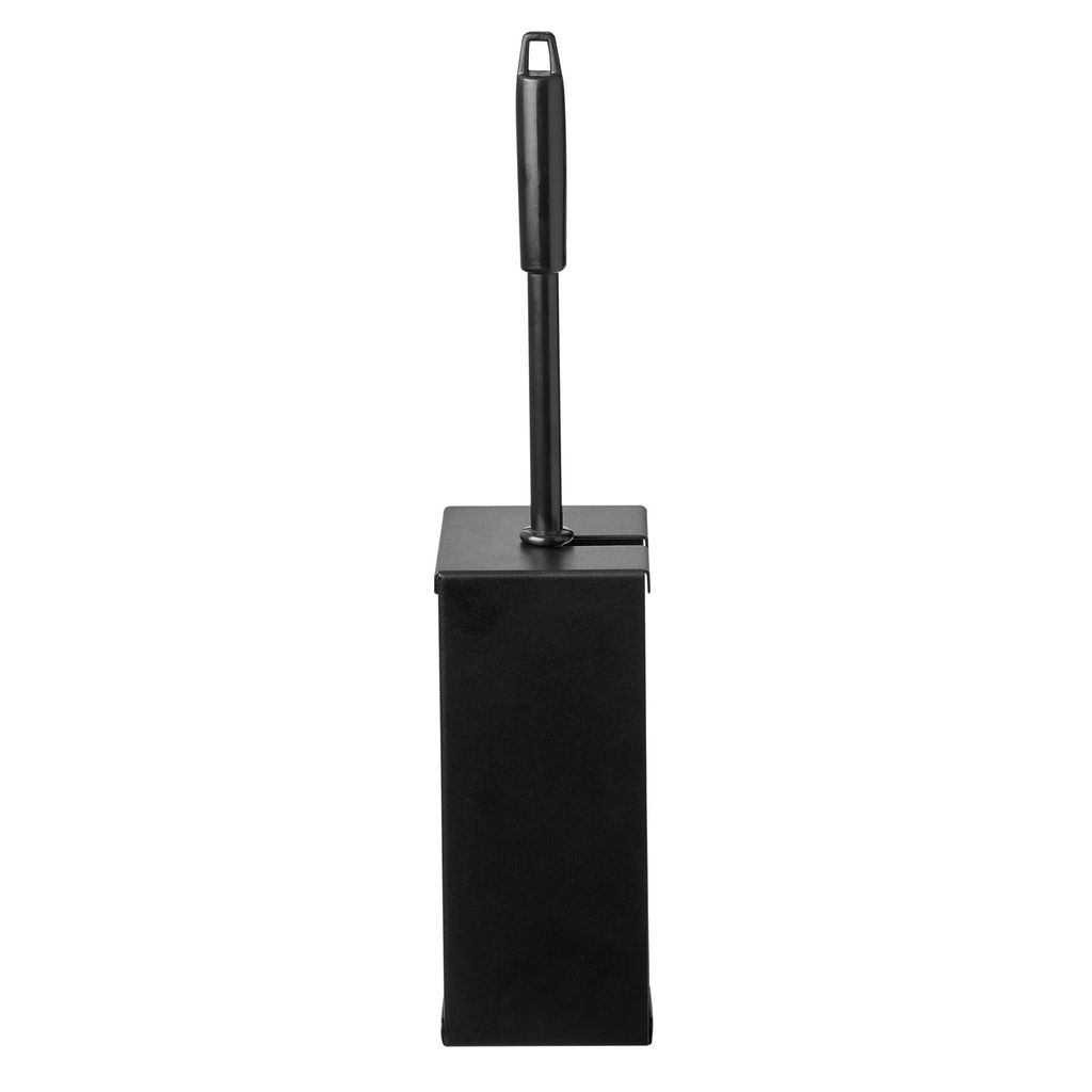 Euro Products Quartz toiletborstelhouder rvs zwart