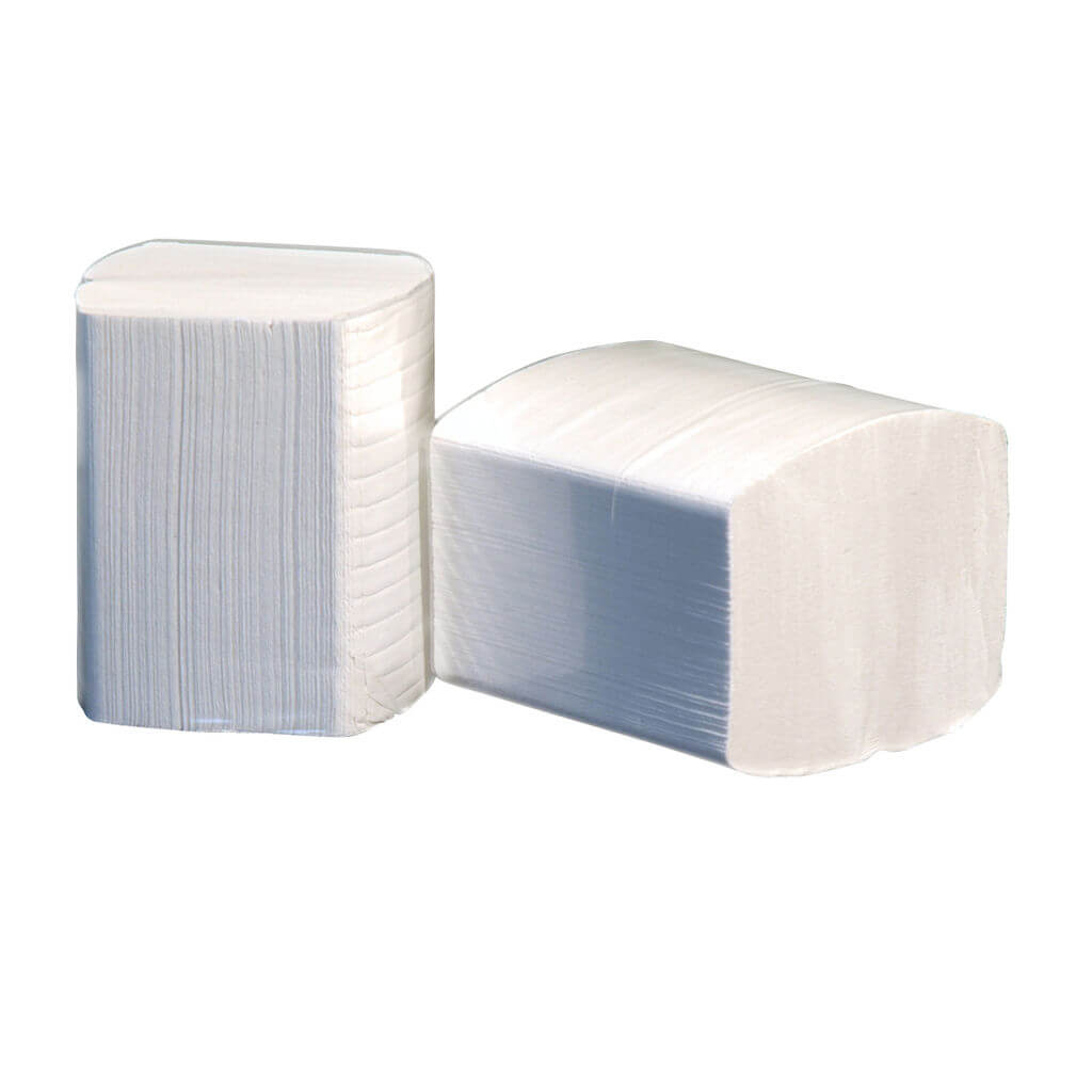 Euro Products Toiletpapier tissue 19x11cm 2-laags wit 250vel
