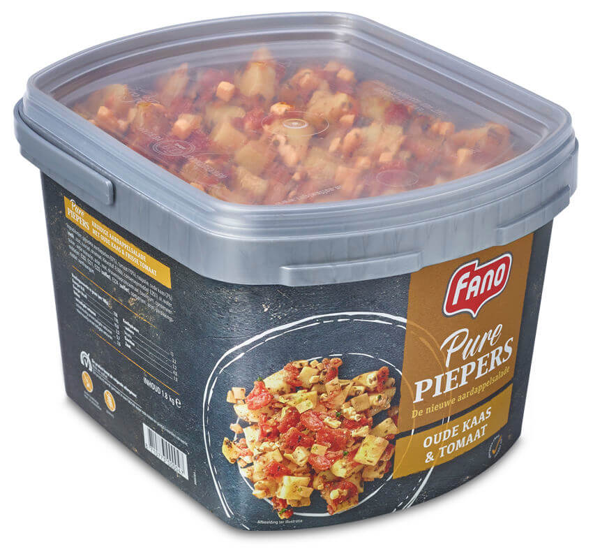 Fano Pure piepers oude kaas en tomaat salade 1,8kg