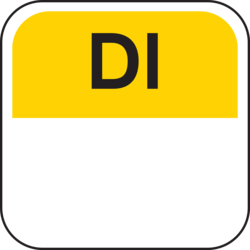 FoodSecure Daglabels dinsdag rol met 1000 stuks