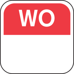 FoodSecure Daglabels woensdag rol met 1000 stuks