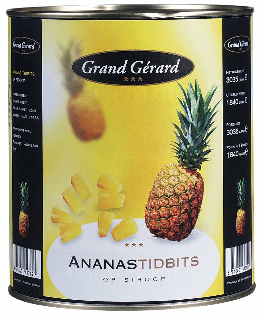 Grand Gerard Ananas tidbits 3lt