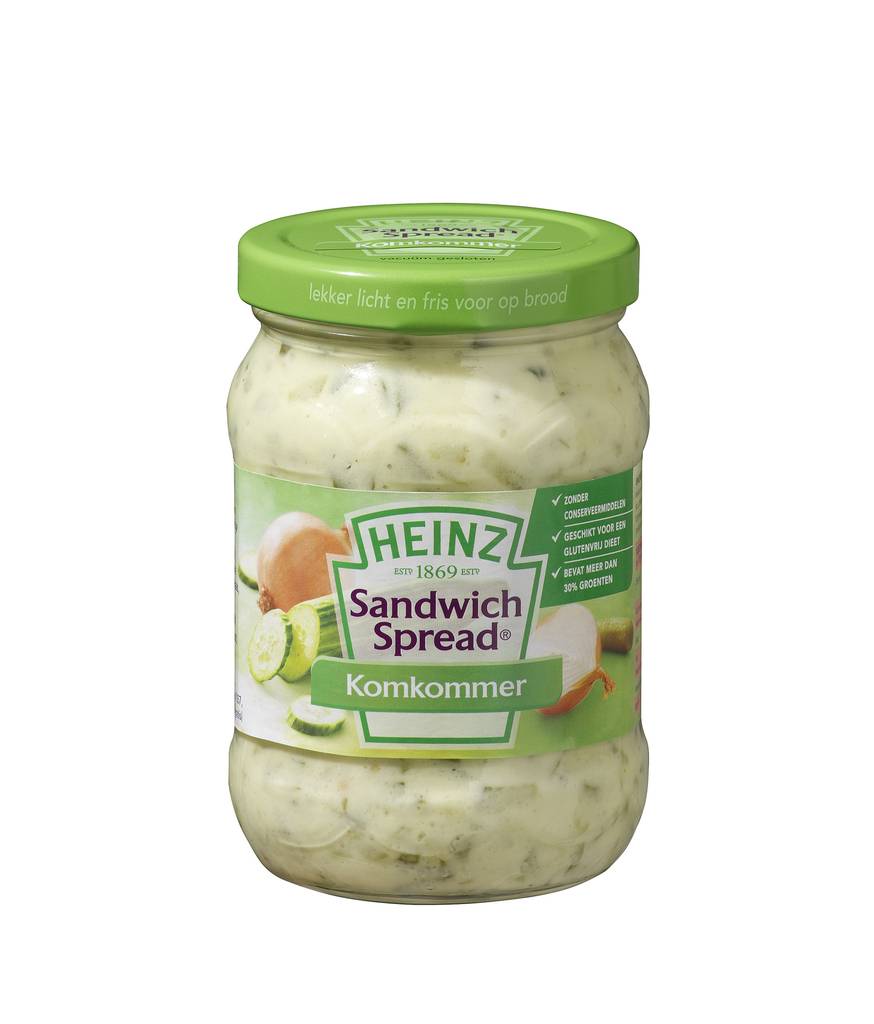 Heinz Sandwich spread komkommer 300gr