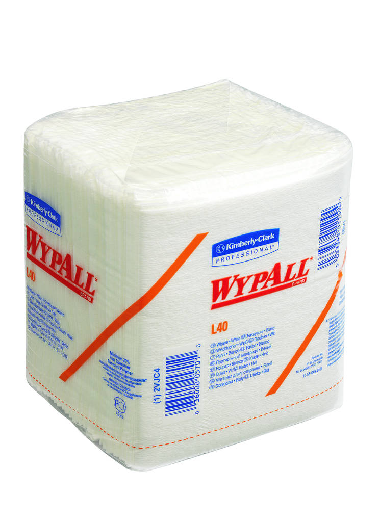 Kimberly Clark Wypall poetspapier L40 wit 1-laags 56 vel