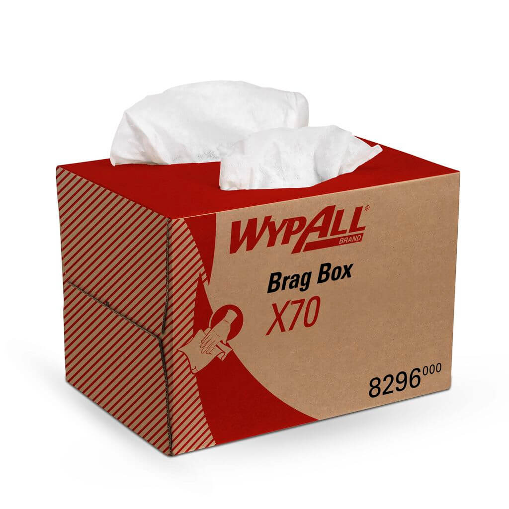 Kimberly Clark Wypall poetspapier X70 wit 1-laags 200v