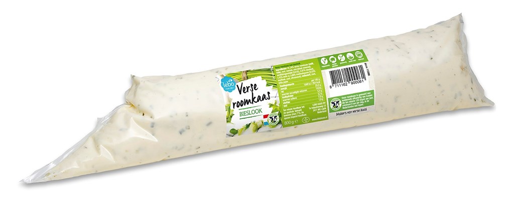 Lebo Verse roomkaas bieslook spuitzak 800gr