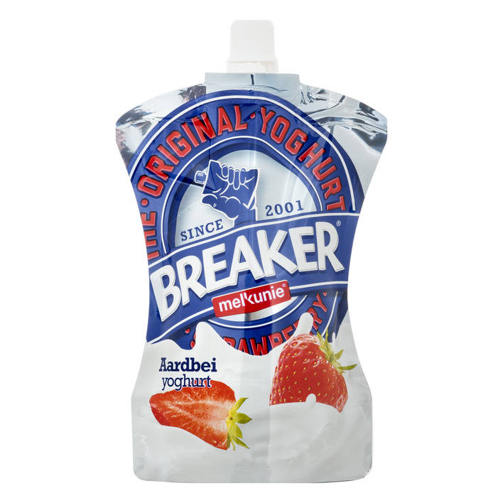 Melkunie Breaker aardbei 200gr